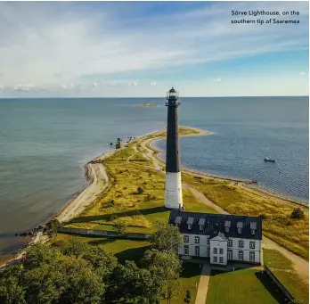  ?? ?? Sõrve Lighthouse, on the southern tip of Saaremaa