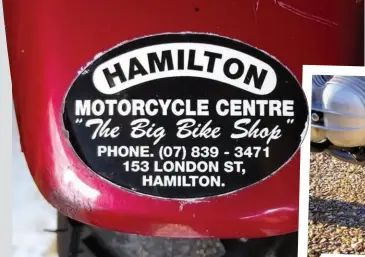  ??  ?? That’s Hamilton New Zealand, not Scotland. This bike was born to travel!