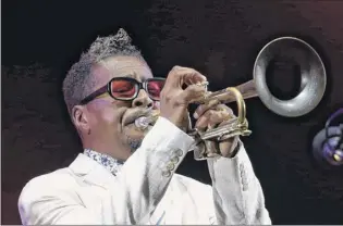  ?? Claude Paris / Associated Press ?? American jazz trumpeter Roy Hargrove performs in July at the Five Continents Jazz festival, in Marseille, southern France. The Grammy winner has died at age 49. His manager said he suffered from kidney disease.