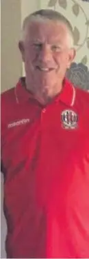  ??  ?? Pictured is Raymond Mitchell, a lifelong Shepshed Dynamo fan who has sadly passed away.