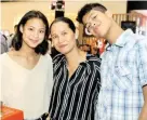  ??  ?? Maricel Laxa-Pangilinan with daughter Hannah and son Benjamin