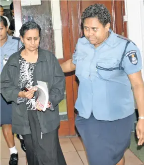  ?? Photo: Ronald Kumar ?? Marriane Premila Devi after High Court Judge Salesi Temo found her guilty of murder on June 20, 2018.