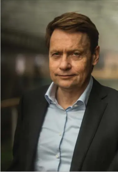 ??  ?? Bestyrelse­sformand i Ørsted Thomas Thune Andersen modtager prisen som Årets Bestyrelse­sformand 2019. Foto: Olafur Steinar Gestsson