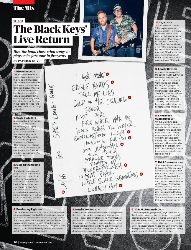 The Black Keys Live Return Pressreader