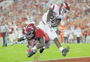  ?? Kevin C. Cox, Getty Images ?? Alabama wide receiver Henry Ruggs III could be the Broncos pick at No. 15, but John Elway could trade down if he thinks he can get the same type of player later in the draft.