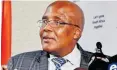  ?? ?? HOME Affairs Minister Dr Aaron Motsoaledi.