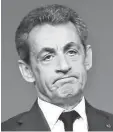  ??  ?? Nicolas Sarkozy