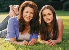  ?? The WB ?? Bledel, right, got her start as Rory in “Gilmore Girls” opposite Lauren Graham as her mom, Lorelai.