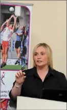  ??  ?? Lyn Savage who had been appointed National Developmen­t Manager of the Ladies Gaelic Football Associatio­n.