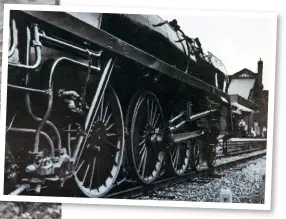  ?? D. WILCOX ?? The ‘Duke’ as a 4-4-2-2. Note the lack of connecting rod between the second and third coupled wheels.