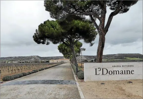  ?? JANET PODOLAK — THE NEWS-HERALD ?? LeDomaine in northwest Spain is an elegant hotel crafted from a 12th-century monastery in the middle of a wine estate.