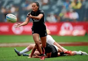  ?? GETTY IMAGES ?? Black Ferns Sevens flier Tyla Nathan-Wong has been named in the Black Ferns squad for the O’Reilly Cup series against Australia.