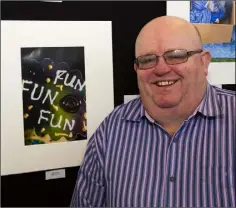  ??  ?? Bobby Devereux from Rosslare with his photograph titled ‘Fun, Fun, Fun’.