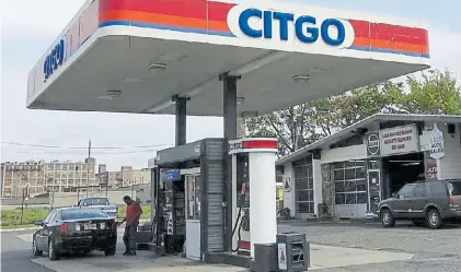  ?? REUTERS ?? Combustibl­es. Citgo, filial de PDVSA, cuenta con refinerías y estaciones de servicio en EE.UU.