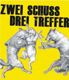  ?? FOTO: REPRO ?? Das Logos des Podcasts „Zwei Schuss, drei Treffer“.