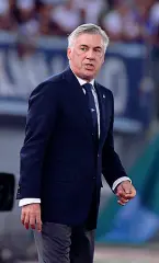  ??  ?? L’allenatore Carlo Ancelotti