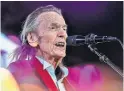  ??  ?? Gordon Lightfoot says the Massey Hall shows are only a brief parting of ways.