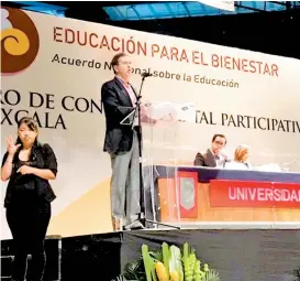  ??  ?? El próximo secretario de Educación anticipa trabajo con universida­des.