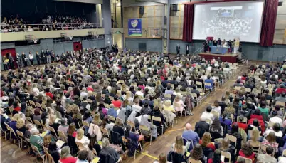  ?? GENTILEZA VICARIA EDUCACION ?? Esperanza. Ese la premisa que inspiró a los organizado­res del reciente foro de la educación y que se buscó infundir a sus participan­tes.