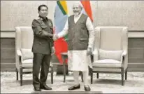  ?? PIB ?? India has deepened its relations with Myanmar across political, military, security, diplomatic and economic tracks. And the Tatmadaw is now also less enamoured of China and keen to deepen relations with India