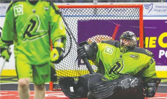  ?? LIAM RICHARDS FILES ?? Former NLL goaltender of the year Evan Kirk is among a cadre of veteran players returning to the Rush for the 2019-20 season.