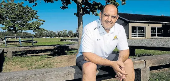  ?? ALFREDO MARTINEZ ?? Bocha. Mario Ledesma es puro optimismo en el bunker de la franquicia argentina del Super Rugby en el club Buenos Aires.