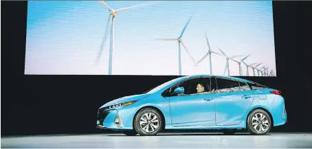  ?? GETTY IMAGES ?? Toyota, maker of the Prius Prime shown above, earned second place on Consumer Reports’ ranking of most reliable brands.