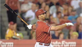  ?? KELVIN KUO, USA TODAY SPORTS ?? American League home run leader Albert Pujols is an All-Star for the first time since 2010.
