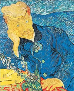  ??  ?? Portrait Of Dr. Gachet by Vincent Van Gogh, 1890.