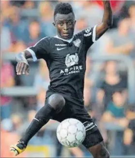  ?? FOTO: KAS EUPEN ?? Aw, que llegaría al B, también jugó en el KAS Eupen como su compatriot­a Wague