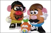  ?? HASBRO ?? Hasbro created confusion on Thursday when it removed the gender from its Mr. Potato Head brand, but not from the actual toy.