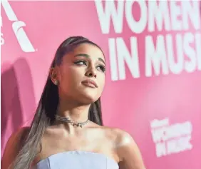  ?? ANGELA WEISS/GETTY IMAGES ?? Five albums and six years into her music career, Grande delivers her most empowering album yet with “thank u, next.”