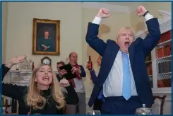  ?? ?? Ophelia Lovibond as Carrie and Kenneth Branagh as Prime Minister Boris Johnson in This England