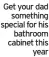  ??  ?? Get your dad something special for his bathroom cabinet this year