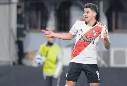  ?? ?? Julián Alvarez, el goleador de River que en julio jugará en el equipo de Guardiola.