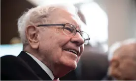  ??  ?? Warren Buffett, the chief executive of Berkshire Hathaway, at the annual shareholde­rs meeting in Omaha, Nebraska, on 3 May 2019. Photograph: Johannes Eisele/AFP/Getty Images