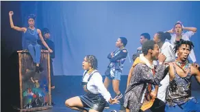  ?? Picture: SUPPLIED ?? CHEMISTRY: The Market Theatre Laboratory cast of ‘Hani - The Legacy’ has received rave reviews at the National Arts Festival. Their dream is to perform it in Hani’s home village of Sabelele near Cofimvaba.