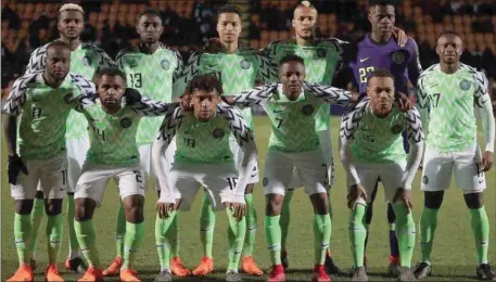  ??  ?? Super Eagles have been spared the horror of missing another AFCON through FIFA ban