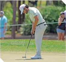  ?? / FOTO: REUTERS ?? El golfista mexicano terminó con 70 golpes la jornada de ayer en el torneo Wells Fargo.