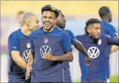  ?? ?? Weston McKennie, en el entrenamie­nto de ayer.