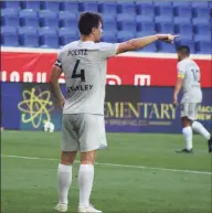  ?? Hartford Athletic ?? Kevin Politz, who was born in New Haven, played a key role in a revamped defensive unit for playoff-bound Hartford Athletic.