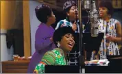  ?? NATIONAL GEOGRAPHIC ?? Cynthia Erivo, foreground, stars in “Genius: Aretha,” a new limited series about Aretha Franklin airing on National Geographic Channel starting tonight.