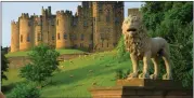  ??  ?? Alnwick Castle appeared in the Harry Potter films