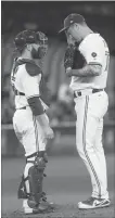  ?? TORONTO STAR FILE PHOTO ?? “Hey, Russ, just saw a couple break up near our bullpen. It was pretty intense.”