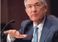  ?? SAUL LOEB/AFP/GETTY IMAGES ?? Chairman Jerome Powell says the Federal Reserve needs to be more nimble.