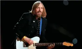  ??  ?? Tom Petty performing at the 2008 Super Bowl. Photograph: Jeff Haynes/Reuters