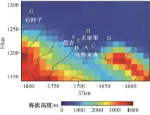  ??  ?? 绿色圆点代表空气质量­监测站点, 虚线方格代表预报的网­格点图 1研究区域Fig. 1 Map of the study area