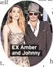  ??  ?? EX Amber and Johnny