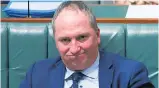  ?? Picture / AAP ?? Barnaby Joyce said he had a gut feeling the ruling would go against him.