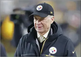  ?? KEITH SRAKOCIC - THE ASSOCIATED PRESS ?? FILE - Pittsburgh Steelers owner Art Rooney II watches warm ups before an NFL football game between the Pittsburgh Steelers and the Buffalo Bills in Pittsburgh, in this Sunday, Dec. 15, 2019, file photo.